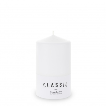 Pl біла свічка k класичний матовий циліндр Середній fi8
